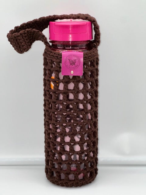 CHOCOLATE Crochet Bottle Holder