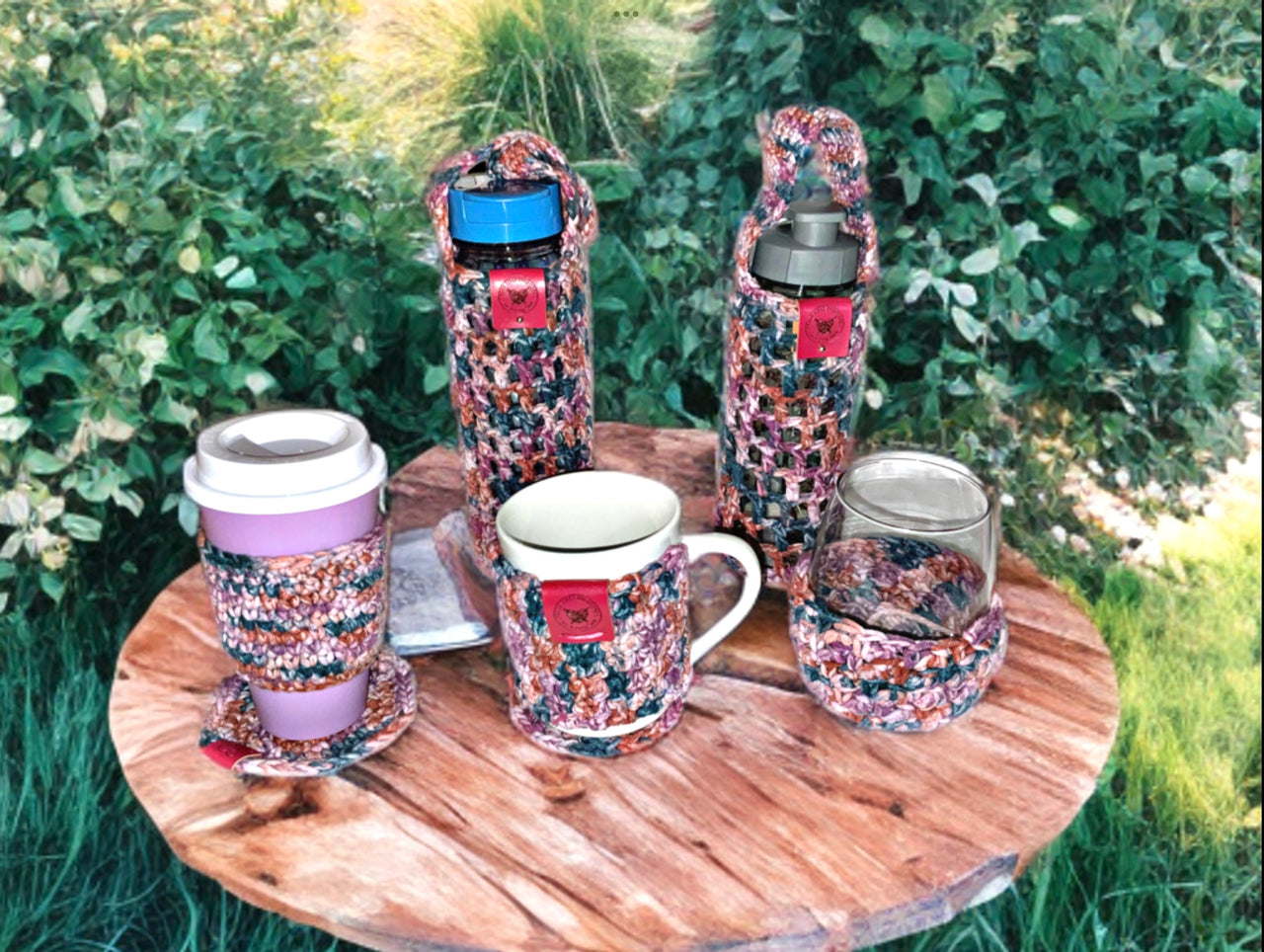Crochet drink ware